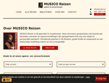 Tablet Screenshot of musico.nl